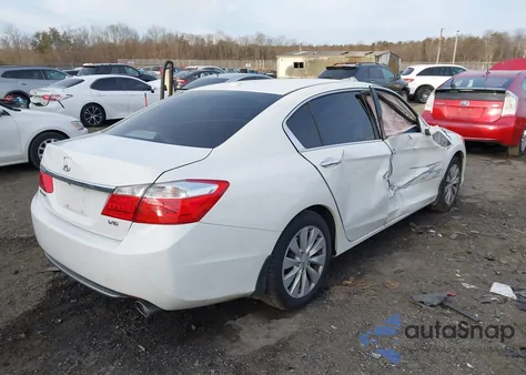 2014 Honda Accord Ex-L V-6 from USA, damaged, VIN 1HGCR3F85EA004761